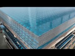 Blacha aluminiowa 8mm w romby, tłoczona, perforowana, aluminiowa blacha ryflowana, blacha w kratę, gablota